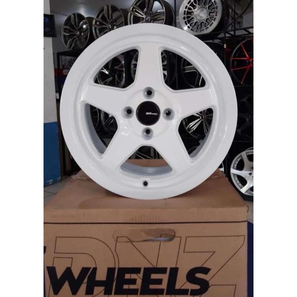 OK VELG MOBIL DNZ TORMENTA RACING 15X7 4X100 ET.38 73 WHITE ''