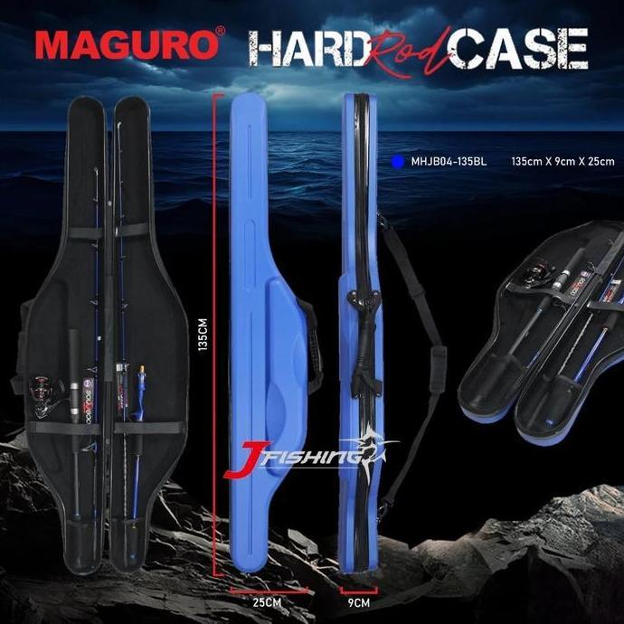 Tas Joran MAGURO HARD ROD CASE | Tas Pancing | Tas Joran | Original BS