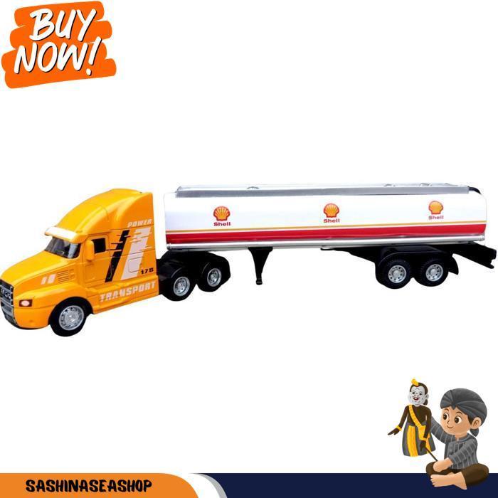 Diecast Truck Tangki Truck Oil Besi Premium Banyak Item