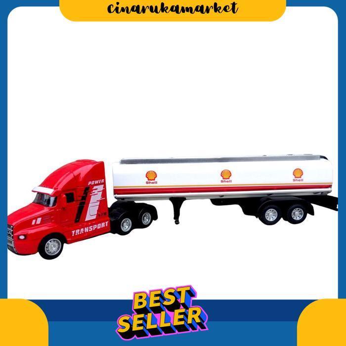 Diecast Truck Tangki Truck Oil Besi Premium Banyak Item