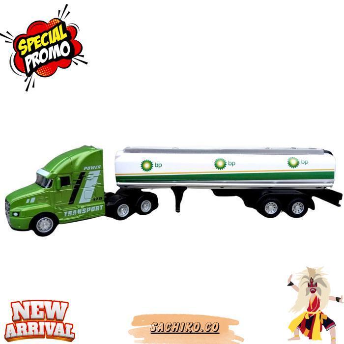 Diecast Truck Tangki Truck Oil Besi Premium Banyak Item