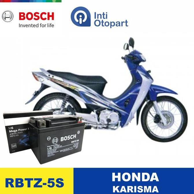 ACCU AKI MOTOR HONDA KARISMA ORIGINAL BOSCH TERBATAS