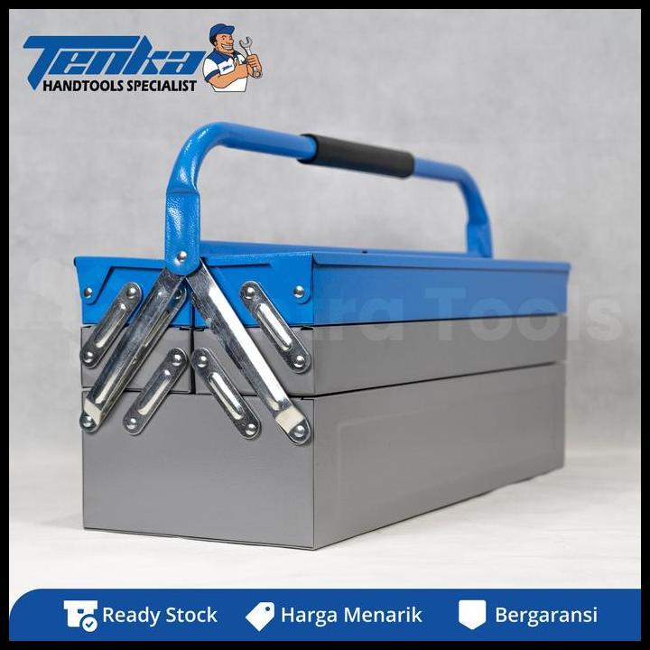 Terlaris Tool Box / Kotak Perkakas Besi Tenka 3 Susun Tb 122