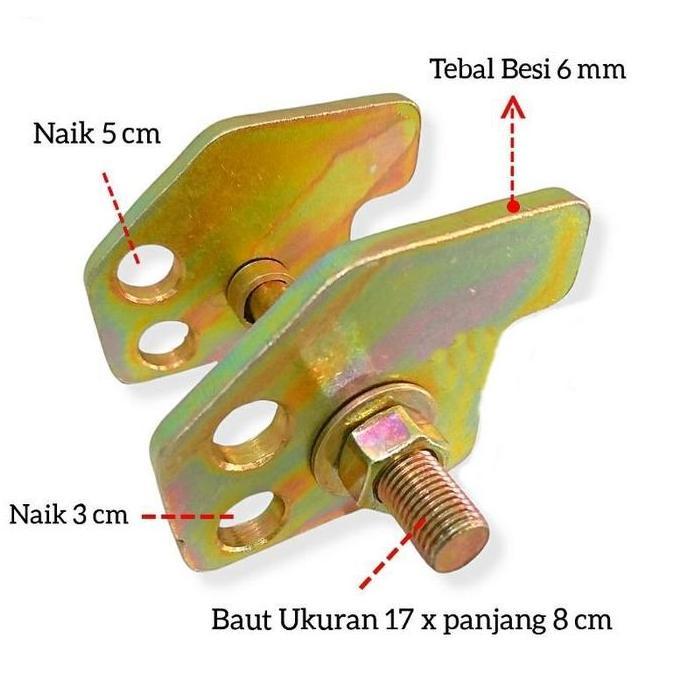 Peninggi Shock Byson Peninggi Shock Belakang Byson Besi Tebal