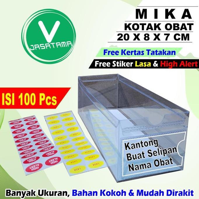 Kotak Obat Mika Paket3 apotek/rumah sakit/toko obat/praktek dokter