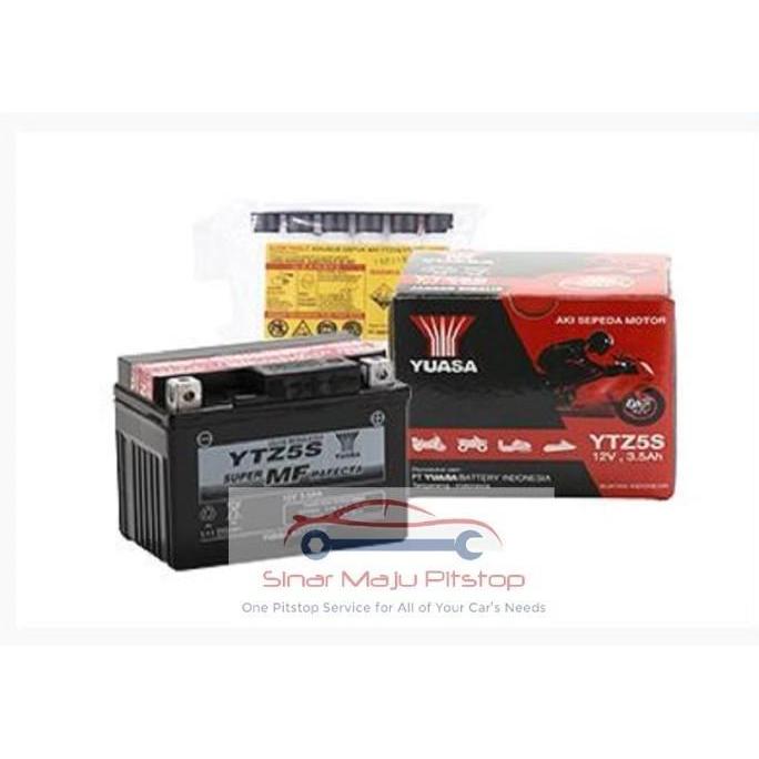 AKI KERING MOTOR YUASA YTZ5S YAMAHA BYSON VIXION NVL X-RIDE R15 ASLI