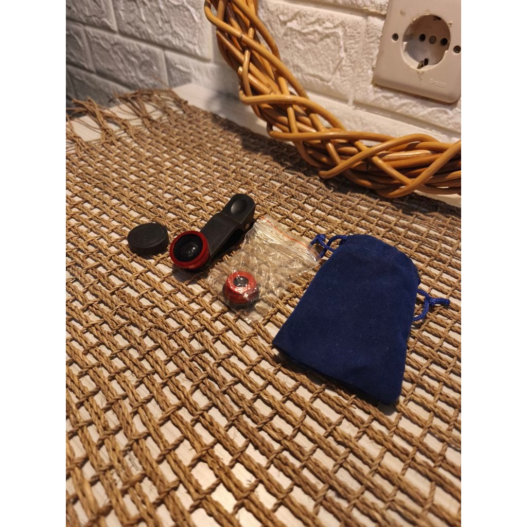 Lensa Clip HP Wide Lens & Macro Lens Universal Smartphone Kamera