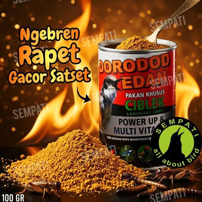 Sempati Dorodod Edan Ciblek Voer Halus Pakan Burung Ciblek