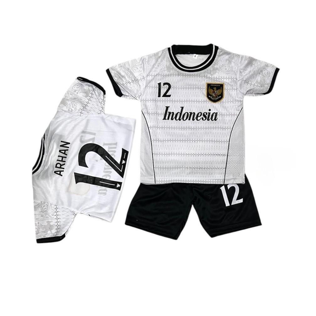 ORIGINAL BISA COD / SETELAN TIMNAS INDONESIA TERBARU / SET BAJU BOLA ANAK LAKI LAKI TERMURAH / KAOS 