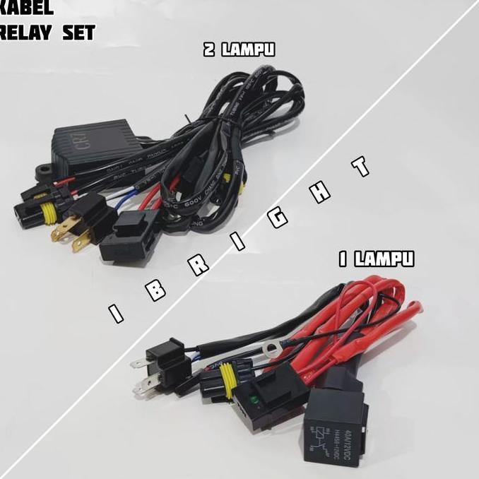 Kabel Relay Set Biled Projie Hid