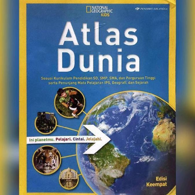 TERMURAH - Atlas Dunia National Geographic Erlangga