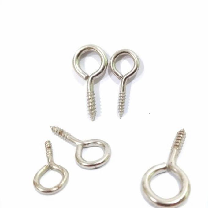 TERMURAH - Sekrup O Eye Ring Bulat no 12 Skrup Gantungan Kunci Ulir