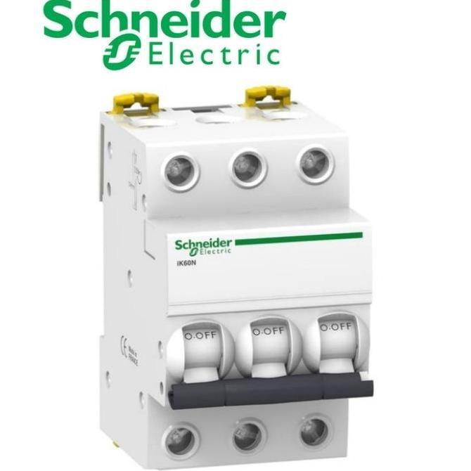 Mcb schneider 3 Phase 25 A 6ka ik60N ORI / MCB 25 A 3 Phase Schneider