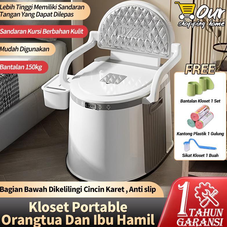 Toilet Portabel untuk Orang Dewasa / Kursi Pispot Lansia / Kloset Portabel Untuk Orang Tua Dan Wanit
