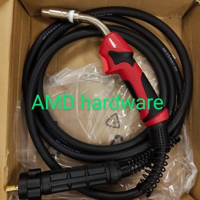 Gagang Stang Las MIG TORCH 25AK 4 Meter DAIDEN JAPAN (EURO Connector)