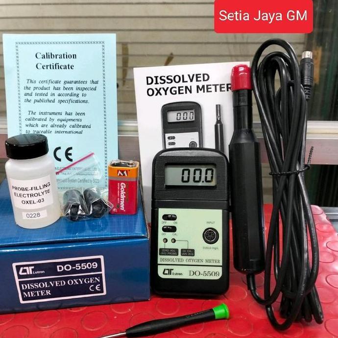 Lutron DO-5509 Dissolved Oxygen Meter - alat ukur oxygen terlarut dalam air