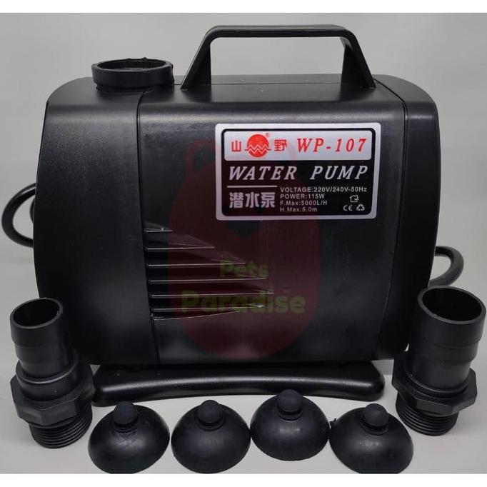 Fishup- Yamano Wp 107 Naik 5 Meter Pompa Air Kolam Ikan Celup