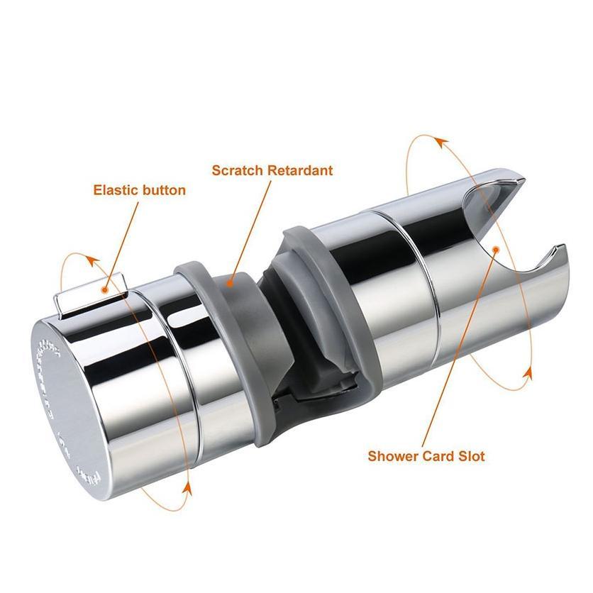 Clamp Holder Shower Adjustable Bracket Shower Tiang Kamar Mandi