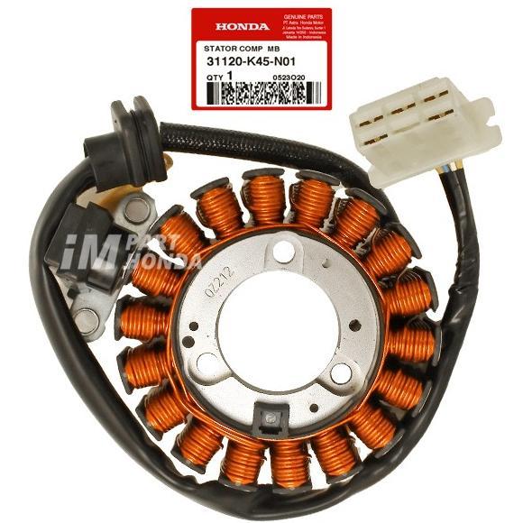 Best Seller 31120-K45-N01 Spool Spol Spul Stator Comp Cbr 150 R Cbu Fi Kpp Thailand & K45A Jkt