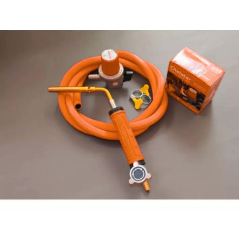 TERMURAH PAKET KOMPLIT LAS TORCH LPG (KEPALA TORCH +REGULATOR+SELANG+KLEM) BAHAN LPG