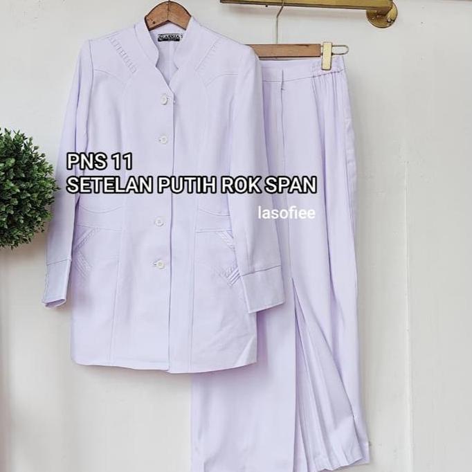 LASOFIEE 21 -Setelan Seragam PEMDA /Seragam Guru/PNS/Perawat/Pramuka/Gamis pemda - bahan (Poliester)