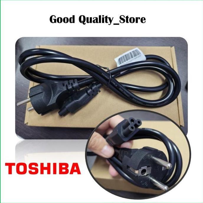 KABEL POWER LAPTOP TOSHIBA ORIGINAL 3 LUBANG DISKON