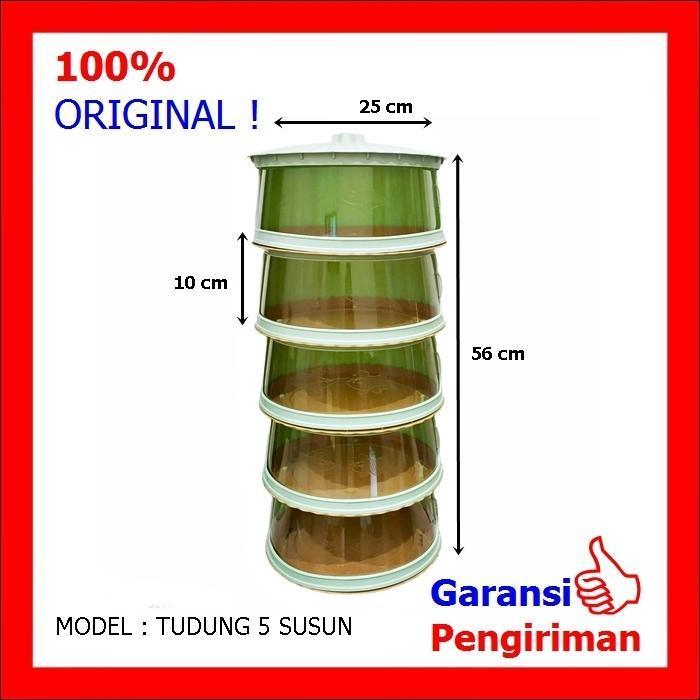 Tudung Saji Susun Food Storage Susun 4 dan 5 Susun Warna (Warna )