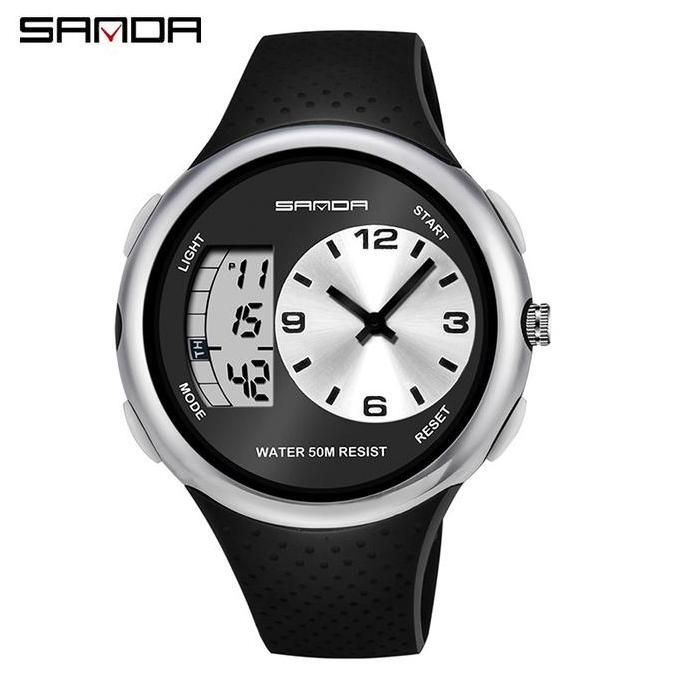 Orologi- Jam Tangan Sport Pria Dital Analog Sanda 763