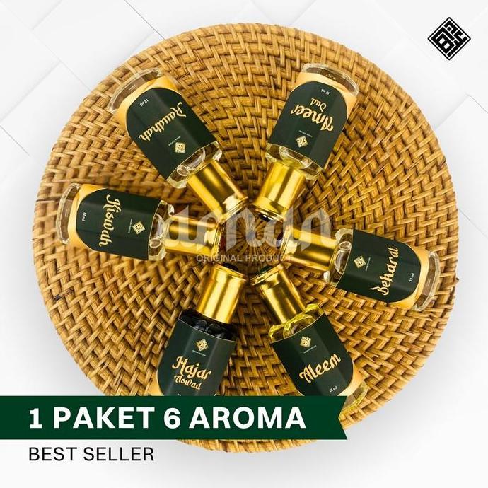 Fumo- New- Arhan Paket Parfum Haramain Series 12 Ml 6 Aroma