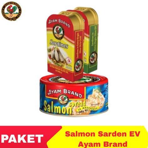 READY Ayam Brand - Paket Ikan Salmon Sarden EV Kaleng
