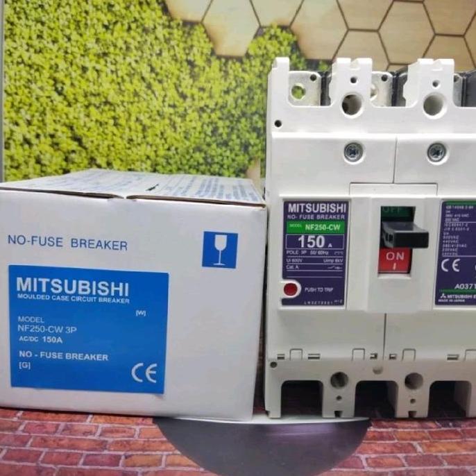 humannisst- NFB MCCB breaker mitsubishi NF-250CW nf250-CW 150a 150 a Diskon