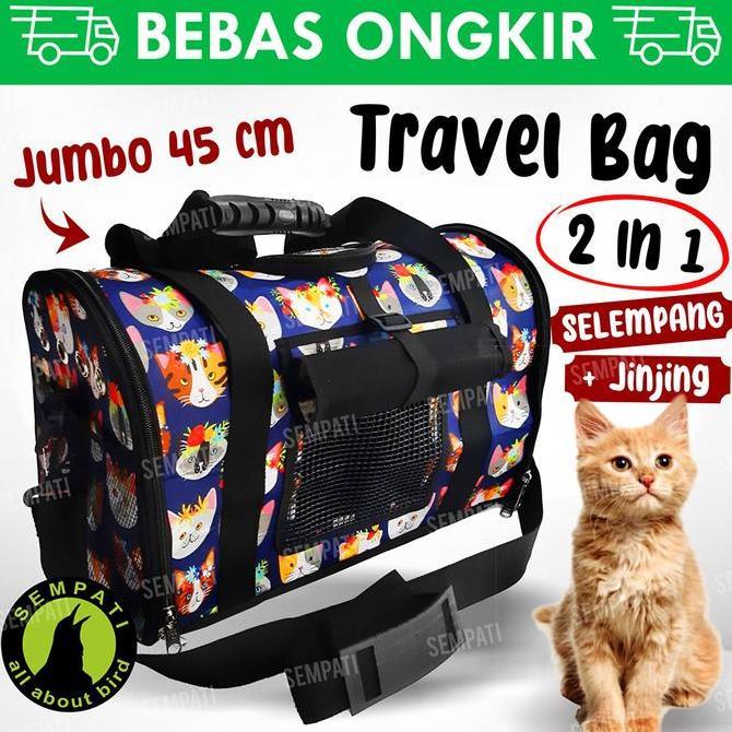 TAS HEWAN PET CARGO SELEMPANG JINJING BAWA HEWAN BURUNG KUCING TASHWN