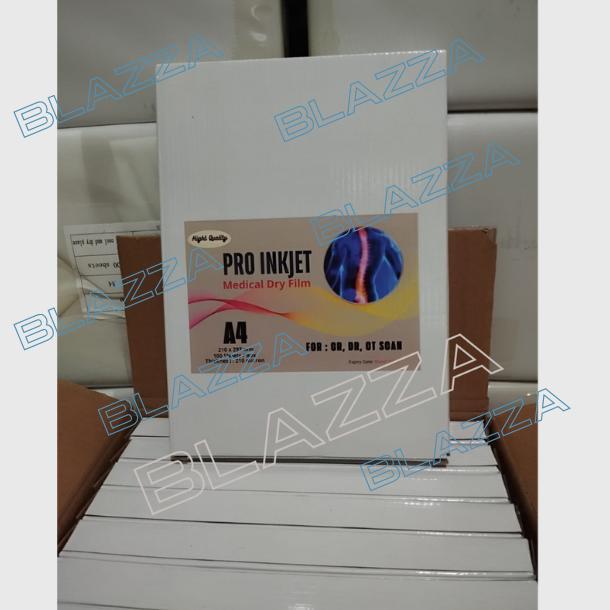 Paper Image Medical Inkjet Dry Film Radiologi Rontgen X-Ray ProInkjet Blue A4 100 Sheets Proinkjet
