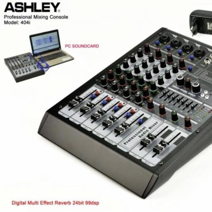 Larisjaminan- Mixer Audio Ashley 404I 4 Chennel Equalizer Monitor Amplifier
