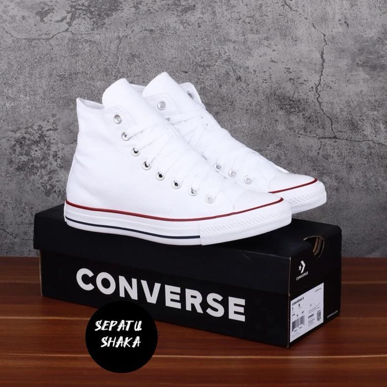 KUALITAS SUPER Sepatu Converse Original Hight All Star Classic Putih BNIB | Sepatu Sekolah Converse 