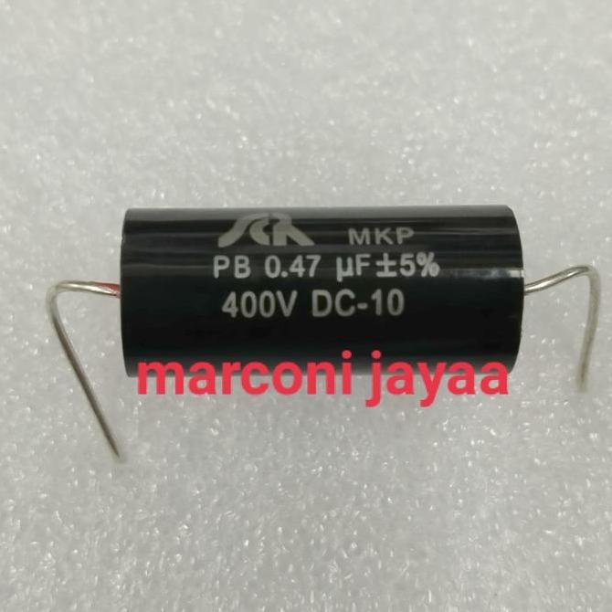 KAPASITOR MKP AXIAL 0,47UF 400VDC FREE ONGKIR