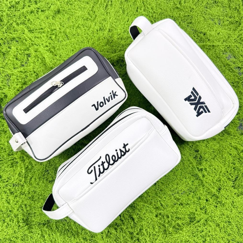promo terbaru tas bola golf pouch hand bag ball golf tas pouch serbaguna premium - tas bola golf lok