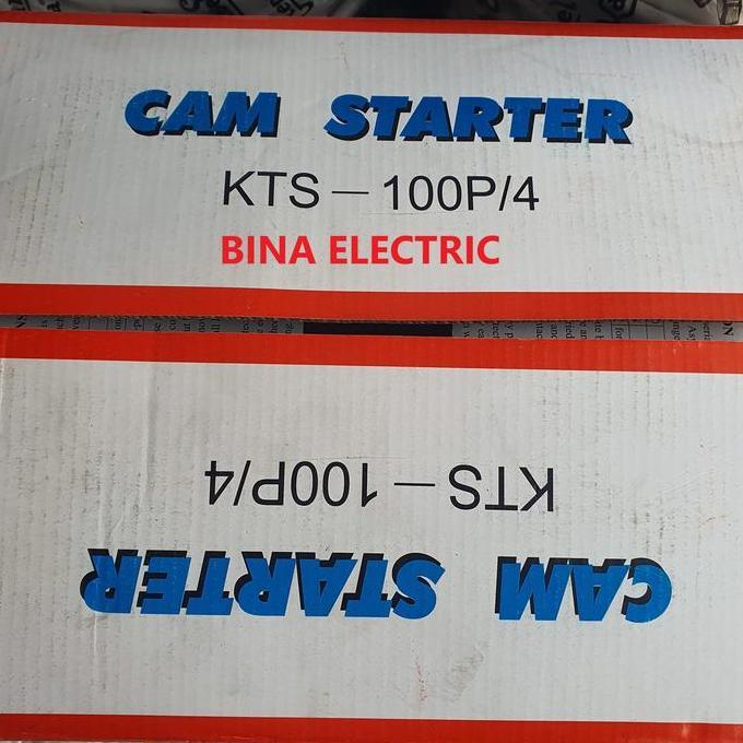 delibemart- Cam Starter KTS-100P/4 / Cam Stater Starter KTS 100A 4P / Ohm Saklar Diskon