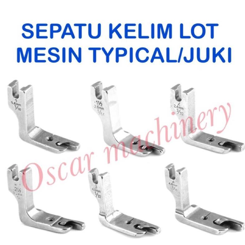 sepatu lot lilit kelim mesin jahit industrial highspeed typical juki jarum 1