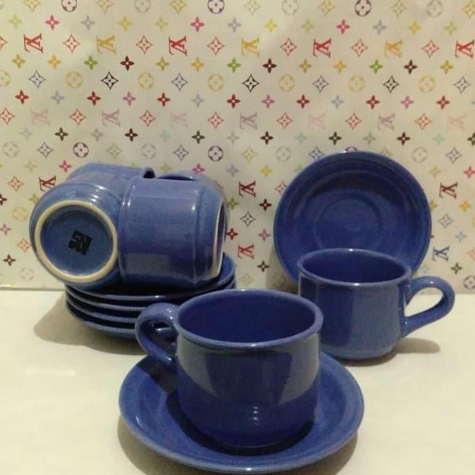Nyam- ( Khusus Gojek ) - Cangkir Set Nikura Isi 6 Set - Gelas Tea / Coffee Set Nikura 6 Set