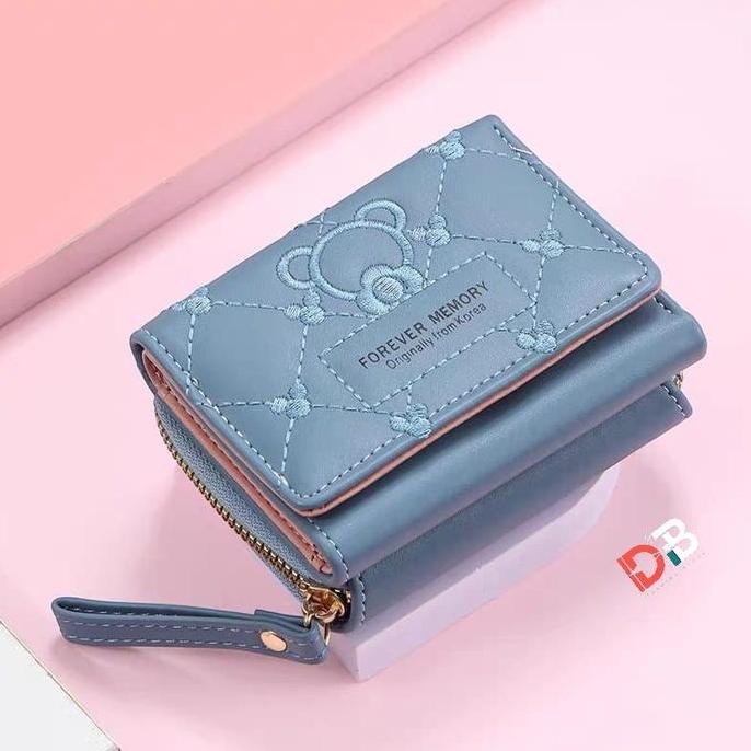 Pilihan - Dompet Lipat Wanita Ala Korea Dompet Kulit Dompet Kartu Dompet Pendek Dompet Mini Dompet L