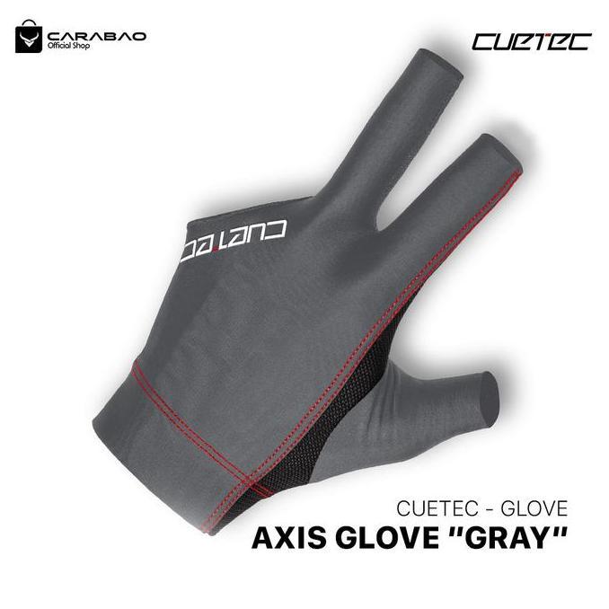 Cuetec Glove Axis Grey - Glove Billiard Premium