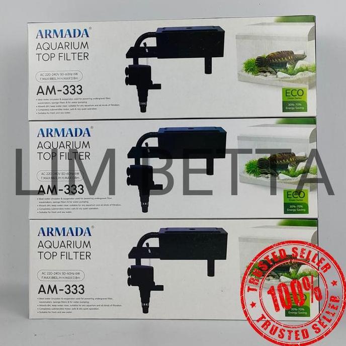 TOP FILTER ARMADA AM-333 / TOP FILTER AQUARIUM 3 IN 1 ARMADA