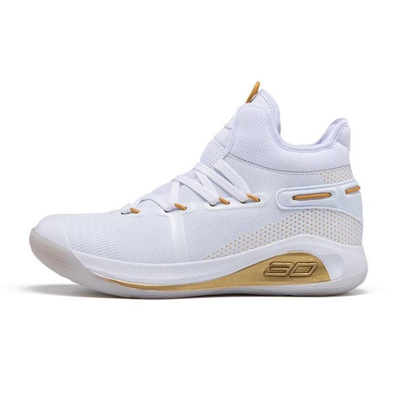 HOT DEALS Sepatu Basket Sol Karet Berdecit Dan Anti Licin Sepatu High-Top Sepatu Basket Curry 30 uni