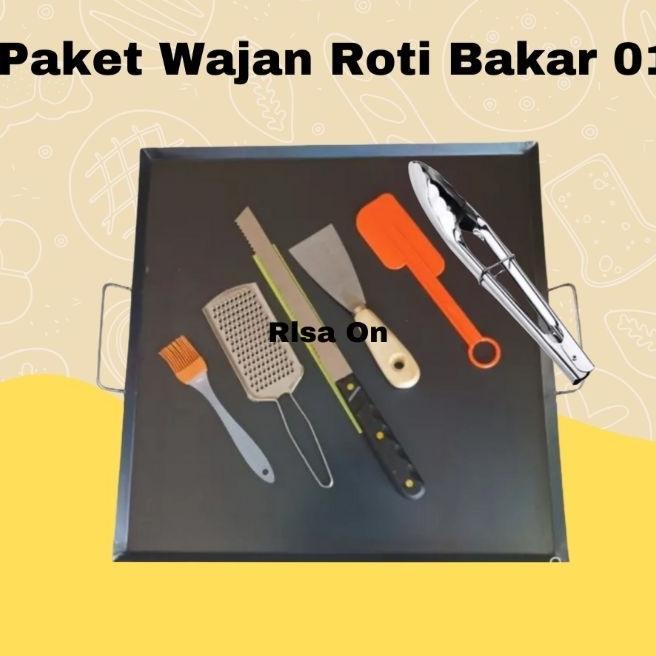 Paket 02 Wajan Roti Bakar / Kebab Burger / Wajan Steak Ayam