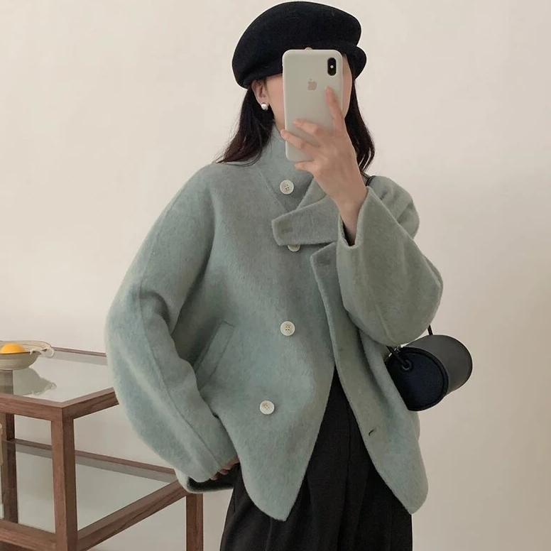 NEW PRODUCT JAKET WANITA JACKET WINTER WANITA COAT KOREAN OFF WHITE CARDIGAN KOREA BAHAN PREMIUM SIZ