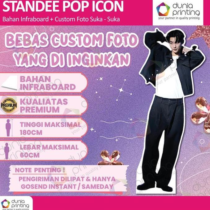 Standee Pop Icon / Standee Kpop / Human Stande Real Size