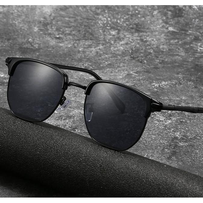 Kacamata Hitam Anti Silau UV 400 Sunglasess Rayban Style Model Kotak Unisex [Terbaik]
