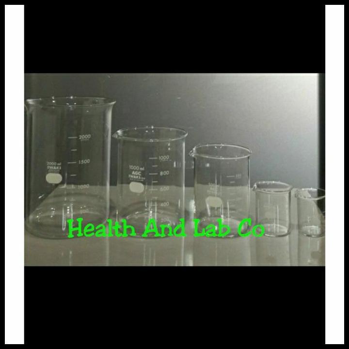 Iwaki Beaker Glass 50Ml Low From / Gelas Kimia Iwaki Original Terbaru