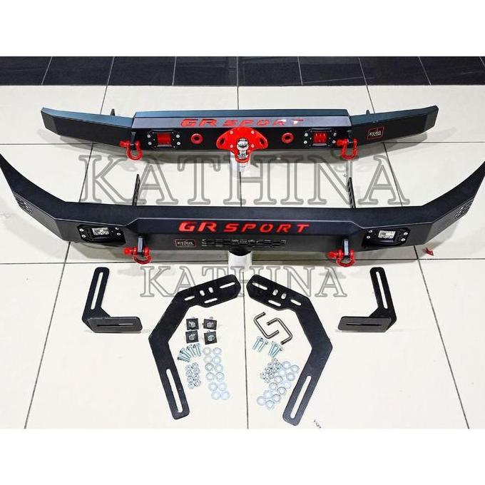 Paket Tanduk Depan Towing Belakang Model Custom Euro Class All New Rush 2018-2023 GR SPORT
